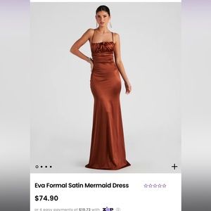 Windsor Satin formal dress